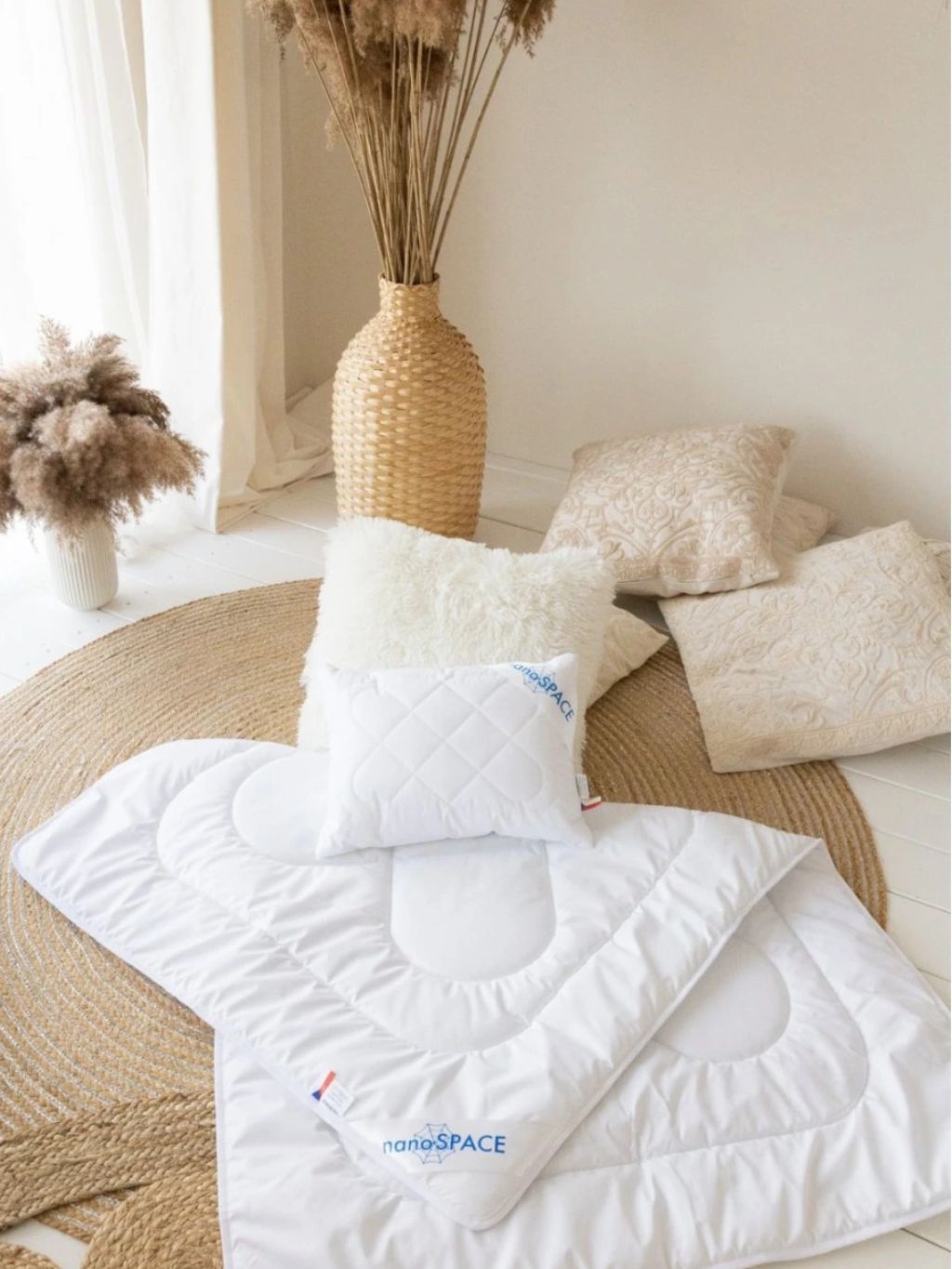 Dětská sada lůžkovin nanoSPACE — polštář 45×60 cm + přikrývka 90×135 cm